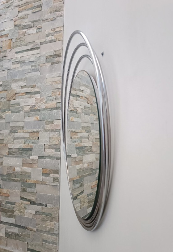 Image 1 of Space Age design mirror, Italy, 1970s