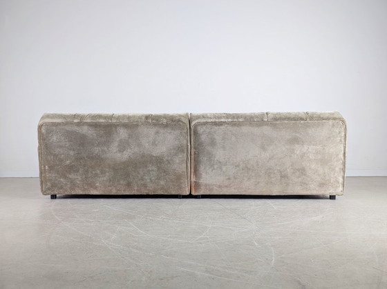 Image 1 of Divano angolare originale Bretz Ocean 7, divano di design in velluto