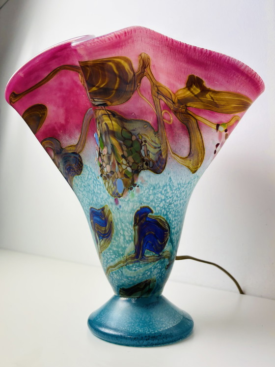 Image 1 of Design Murano style blown table lamp