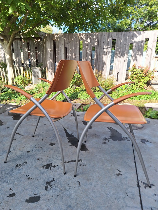 2x Vintage Design stoel Calligaris