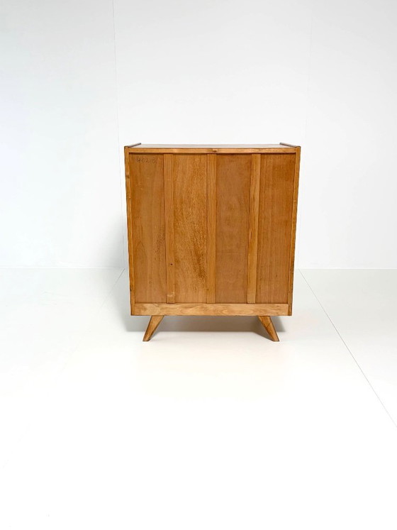Vintage Chest of drawers with 4 drawers – Mid-Century Modern, 1950s, Teak look – Wood (photo 4 of 15)