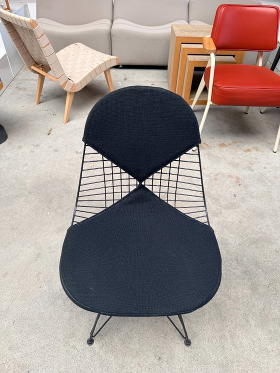 Image 1 of Vitra Eames Wire Stuhl DKR-2 mit "Bikini-Kissen"