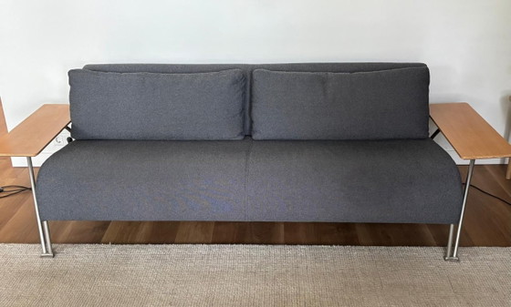 Harvink 3.5-seater sofa with side tables – 3-5 seaters, Textile, Metal (photo 3 of 5)
