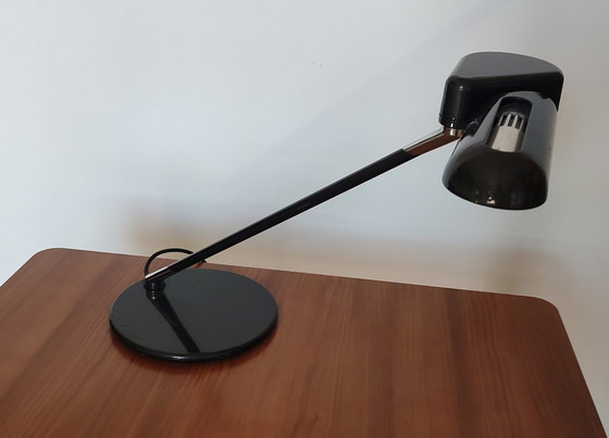 Image 1 of Iconic "Ring" (A400) Table Lamp by Bruno Gecchelin for Arteluce – Made in Italy, 1980s