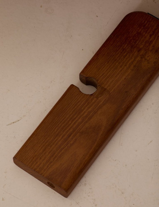 Image 1 of Salontafel van massief iepenhout van Alain Gaubert, vintage, circa 1980