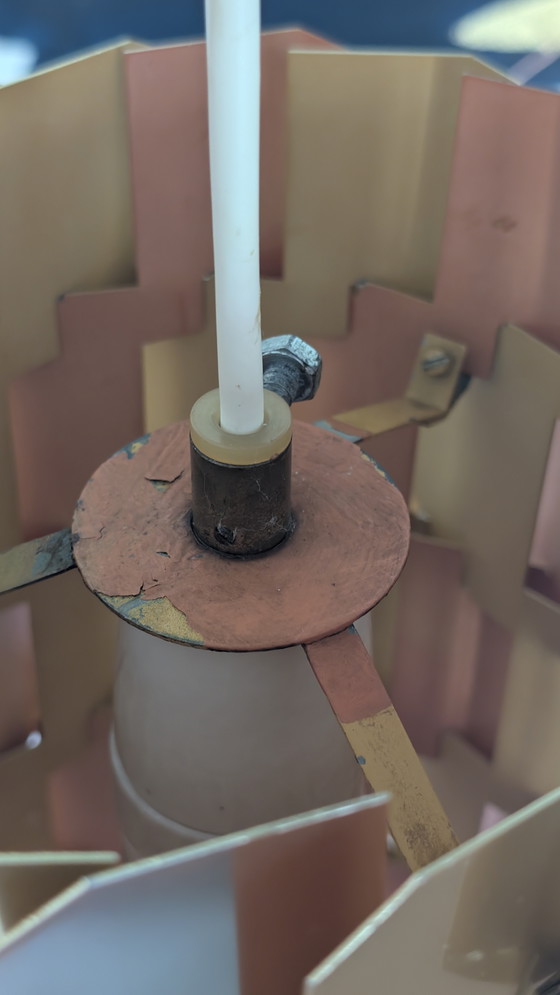 Image 1 of Lampada a sospensione Facet di Louis Weisdorf in ottone - Lyfa Danimarca, anni '60