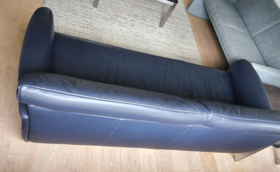 Image 1 of Leather 3-seater sofa Jori Angel
