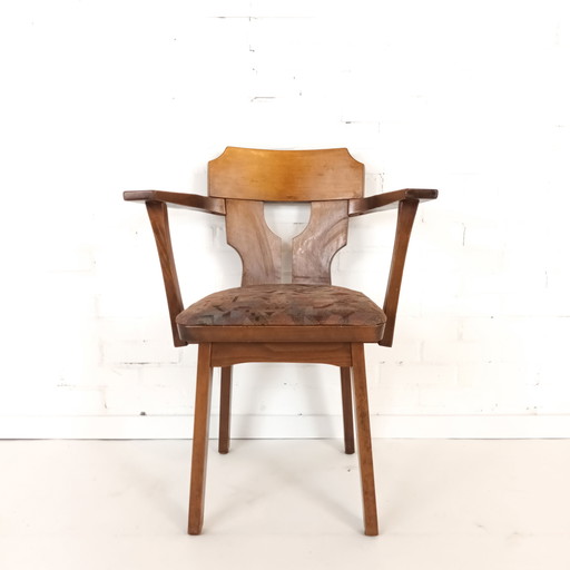 7x vintage brutalist stoel