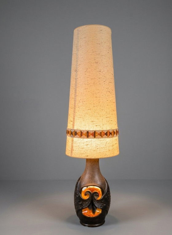 Image 1 of Lámpara de pie monumental de lava gruesa - Alemania Occidental