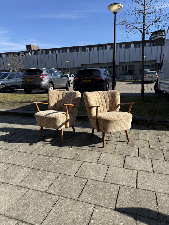 Image 1 of Set di 2 poltrone da cocktail vintage degli anni '60