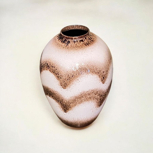 Grand vase Mid Century de Bay Keramik W. Germany portant le numéro 64 45.