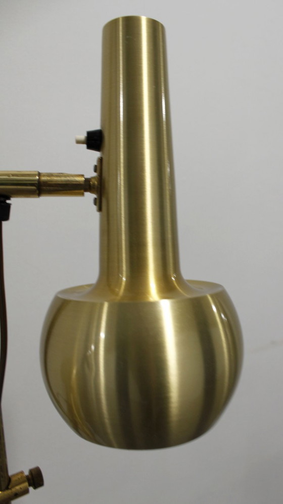 Image 1 of Vintage brass floor lamp, Hans Schmidt, 1970s