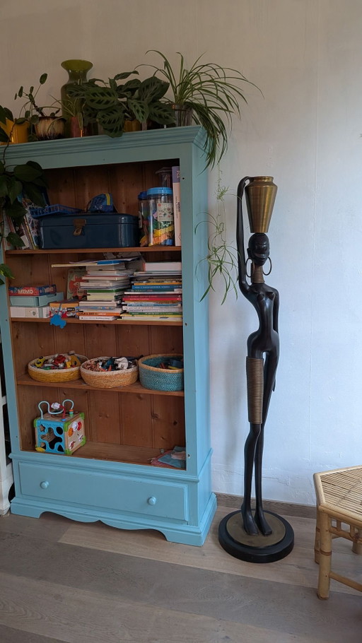 Beautiful African bronze sculpture after Karl Hagenauer Austria 60s