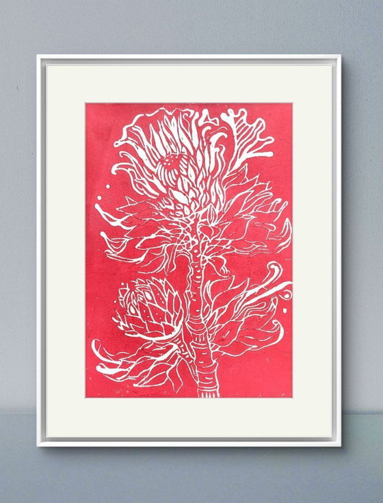 Image 1 of Protea Linosnede Print