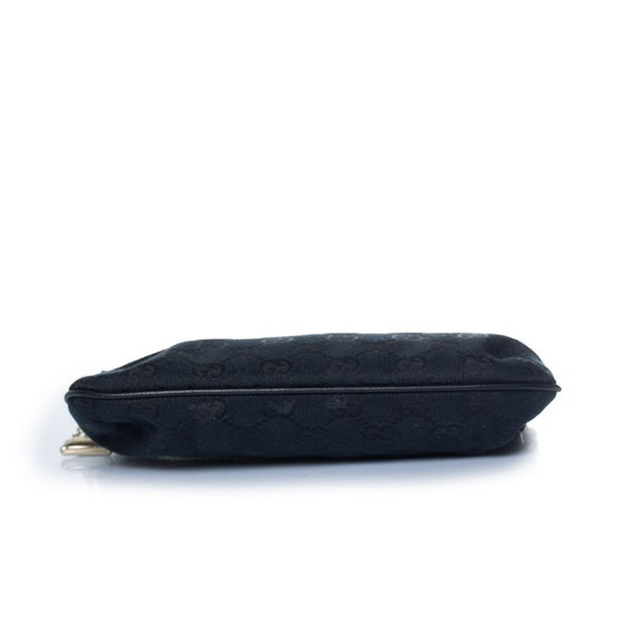 Gucci, Black Canvas Charm Bag With Webbing – Shoulder bags, Denim, Calfskin (photo 5 of 10)