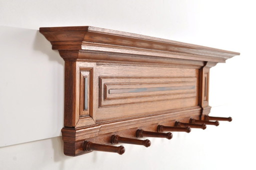 Antique Oak Coat Rack, 1890s – kapstokken, Wood