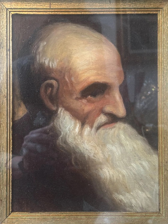 1940s Male Portrait Oil Painting on Board, Paintings & Drawings (photo 2 of 8)