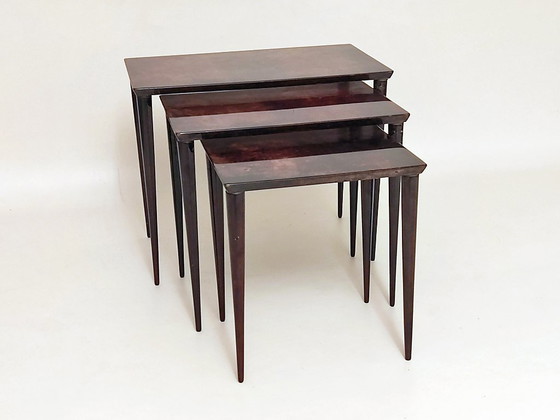 Image 1 of Aldo Tura side tables