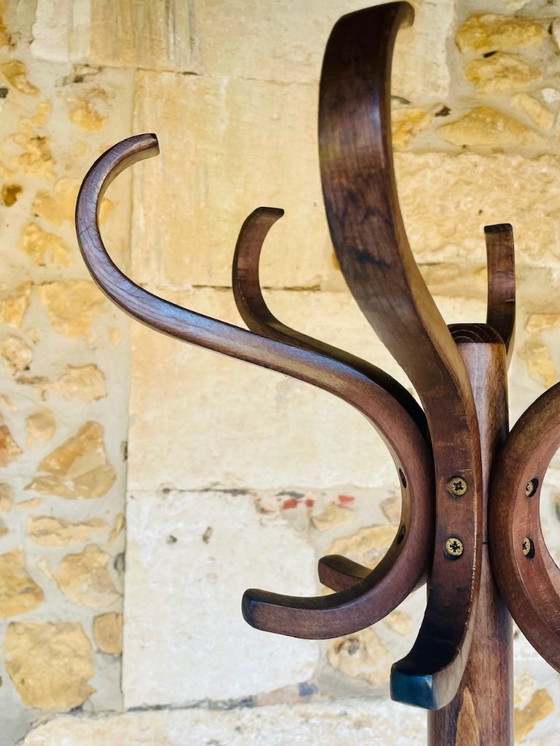 Image 1 of Porte-manteau sur pied de style moderne du milieu du siècle, par Baumann, années 1960