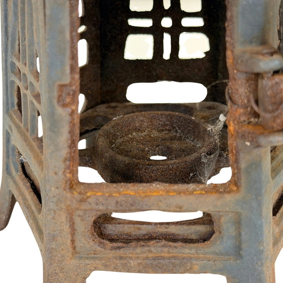 Lanterne de temple tōrō japonaise en fonte – 25 cm – Décoration extérieure, Cast Iron (photo 7 of 9)