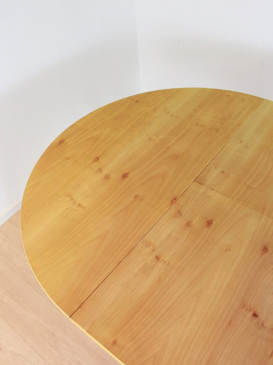 Vintage Dining Table (Turning Top) – Round – Wood (photo 8 of 12)
