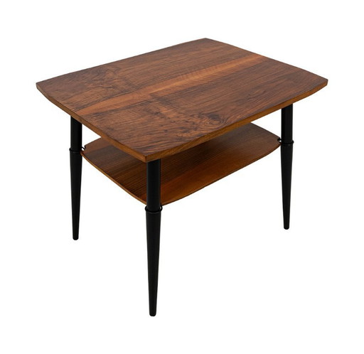 Vintage walnut coffee table, Poland, 1960’s