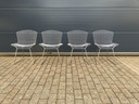 4x original Knoll Bertoia Side chairs chrome in top condition!