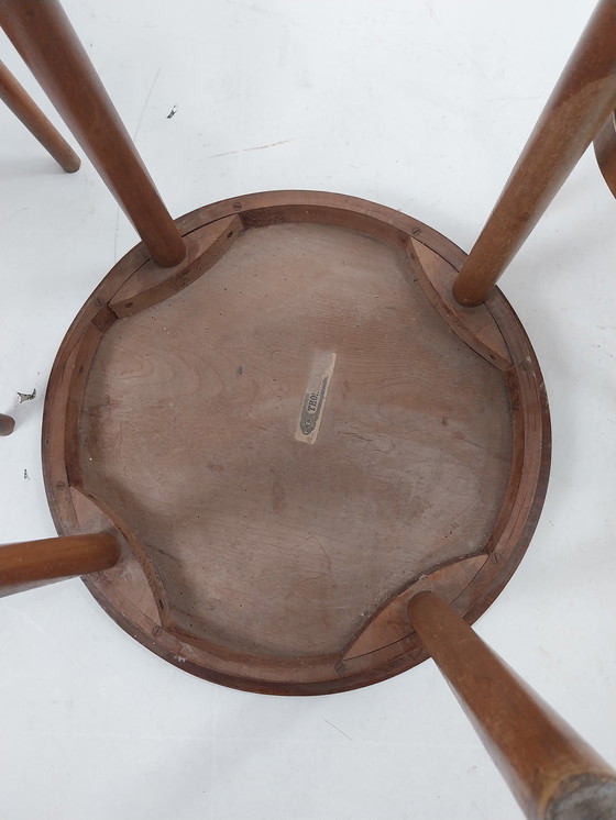 Image 1 of 1set thonet kindertafel met 2 stoeltjes 1950's