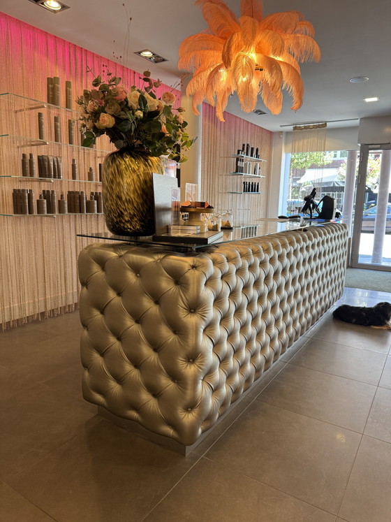 Theke/Bar, handgefertigt – Aufbewahrungsschrank, Textile (photo 5 of 8)