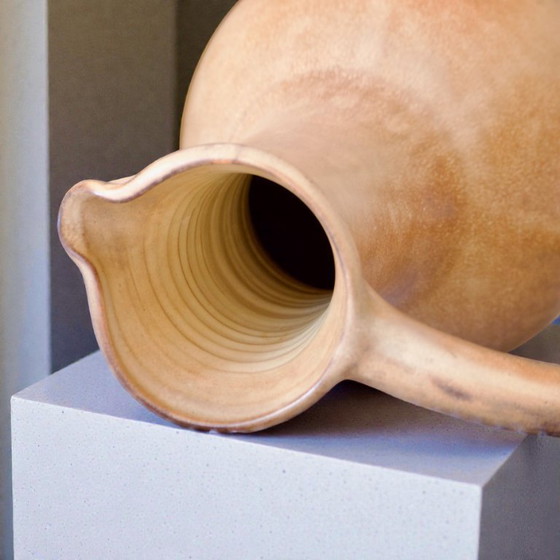 Image 1 of Grande brocca in gres fatta a mano