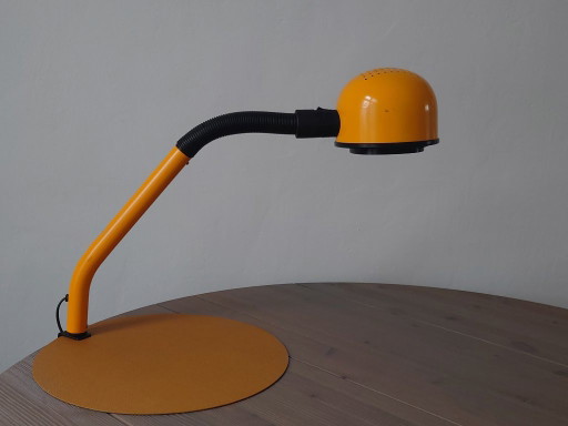 Lampada a morsetto Alda Architect, gialla – bureaulampen, Metal, Plastic