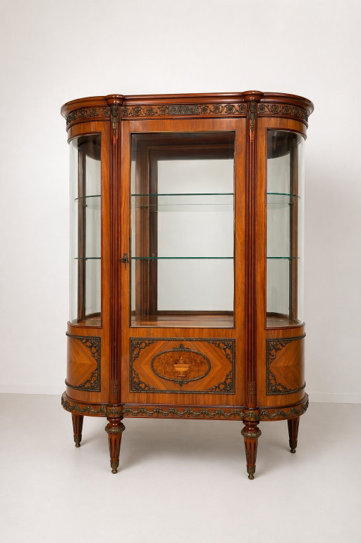Vitrina/vitrina de bar estilo Luis XVI de JP Ehalt – Vitrina de cristal – 177 cm – vitrinekasten, Glass