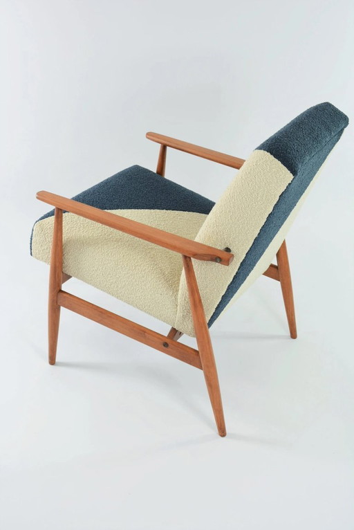 FOX tweekleurige geometrische fauteuil