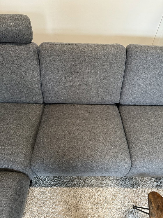 Image 1 of Canapé d'angle bleu/gris 250x215cm