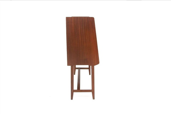 Image 1 of Scandinavian mahogany secretary desk, Sweden, 1950