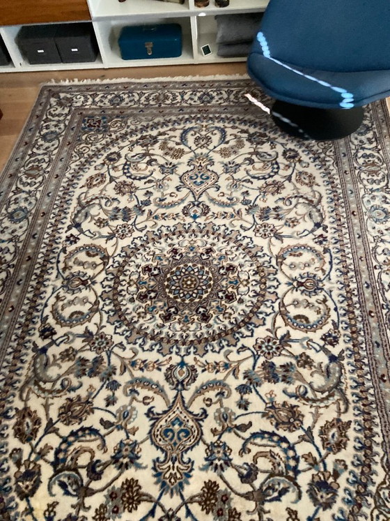 Perzisch tapijt uit Nain Iran met certificaat van echtheid – Origineel, Vloerkleden en tapijten, Wol (photo 7 of 7)