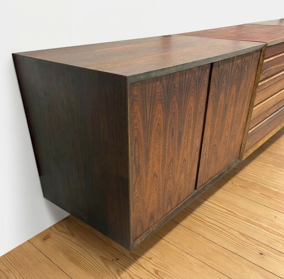 Image 1 of Poul Cadovius Floating Wall Mounted Rosewood Sideboard By CADO, 1960s.