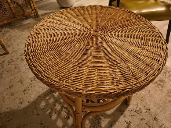 Image 1 of Rattan coffee table or side table
