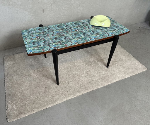 Table basse tournante vintage - années 1950