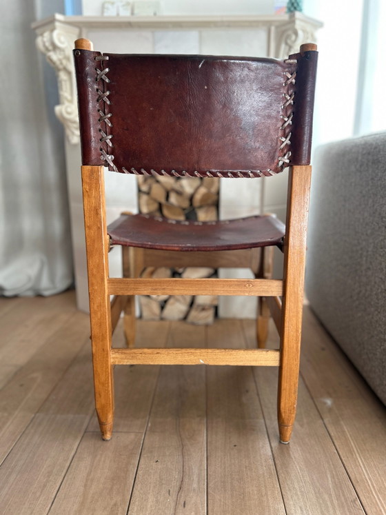 Silla brutalista Werner Bierman Arte Sano – Sillas y sillones, Cuero, Madera (photo 7 of 7)