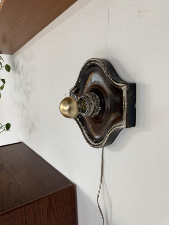 Image 1 of Applique vintage en céramique, Hustadt Leuchten '60