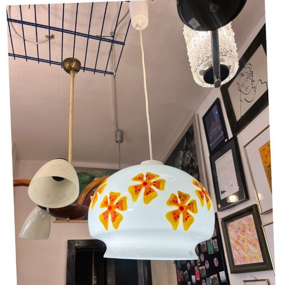 Image 1 of Hängelampe, VEB Beleuchtungsglaskombinat Görlitz, Deutschland, 1970er Jahre