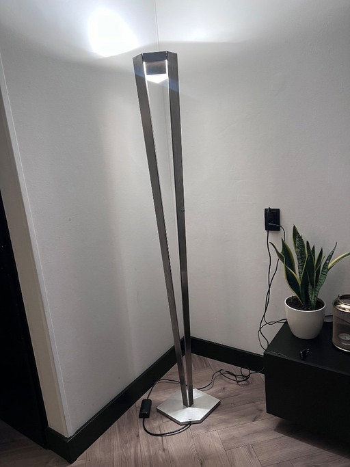 Floor light / Uplighter – Sische Licht (German design, stainless steel)