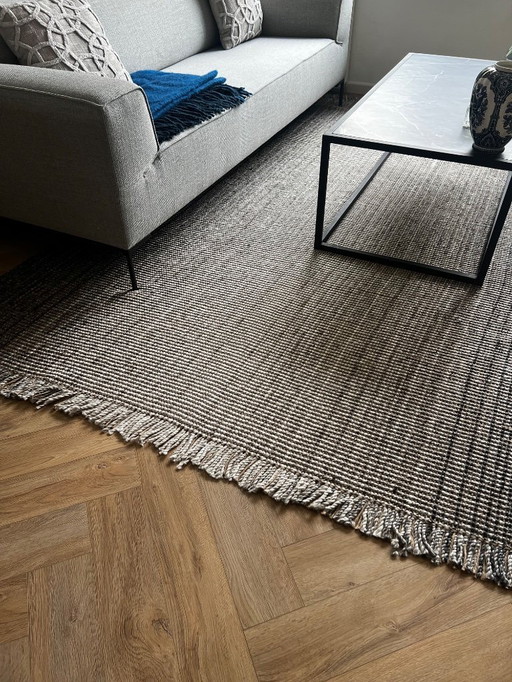 Neu H&M Jute Ombre Neutral Teppich (200x290 cm)