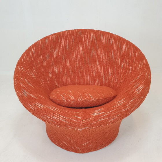 Image 1 of Vintage paddenstoel fauteuil en voetenbank van Pierre Paulin voor Artifort, jaren 1960