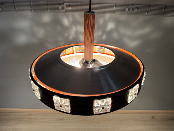 Image 1 of Lámpara colgante OVNI de estilo espacial de mediados de siglo XX (años 60)