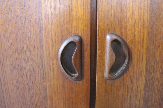 Image 1 of Parete attrezzata modulare in teak di Louis van Teeffelen per WéBé, 1955