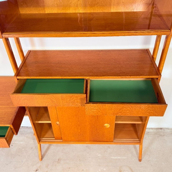 Image 1 of Parete attrezzata vintage modulare con scrivania • Frantisek Jirák