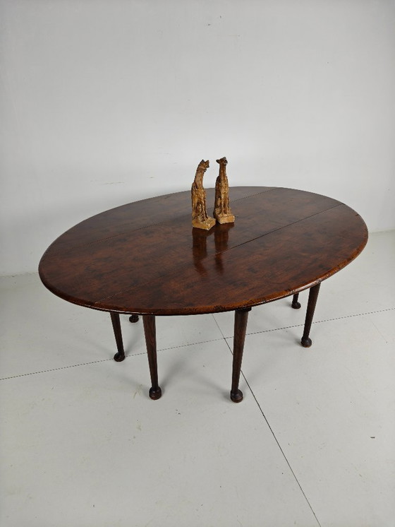 Image 1 of Tavolo da pranzo antico inglese LOP – Vittoriano – 8 gambe