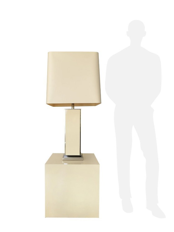 Image 1 of XXL vintage living room lamp from the 1970s